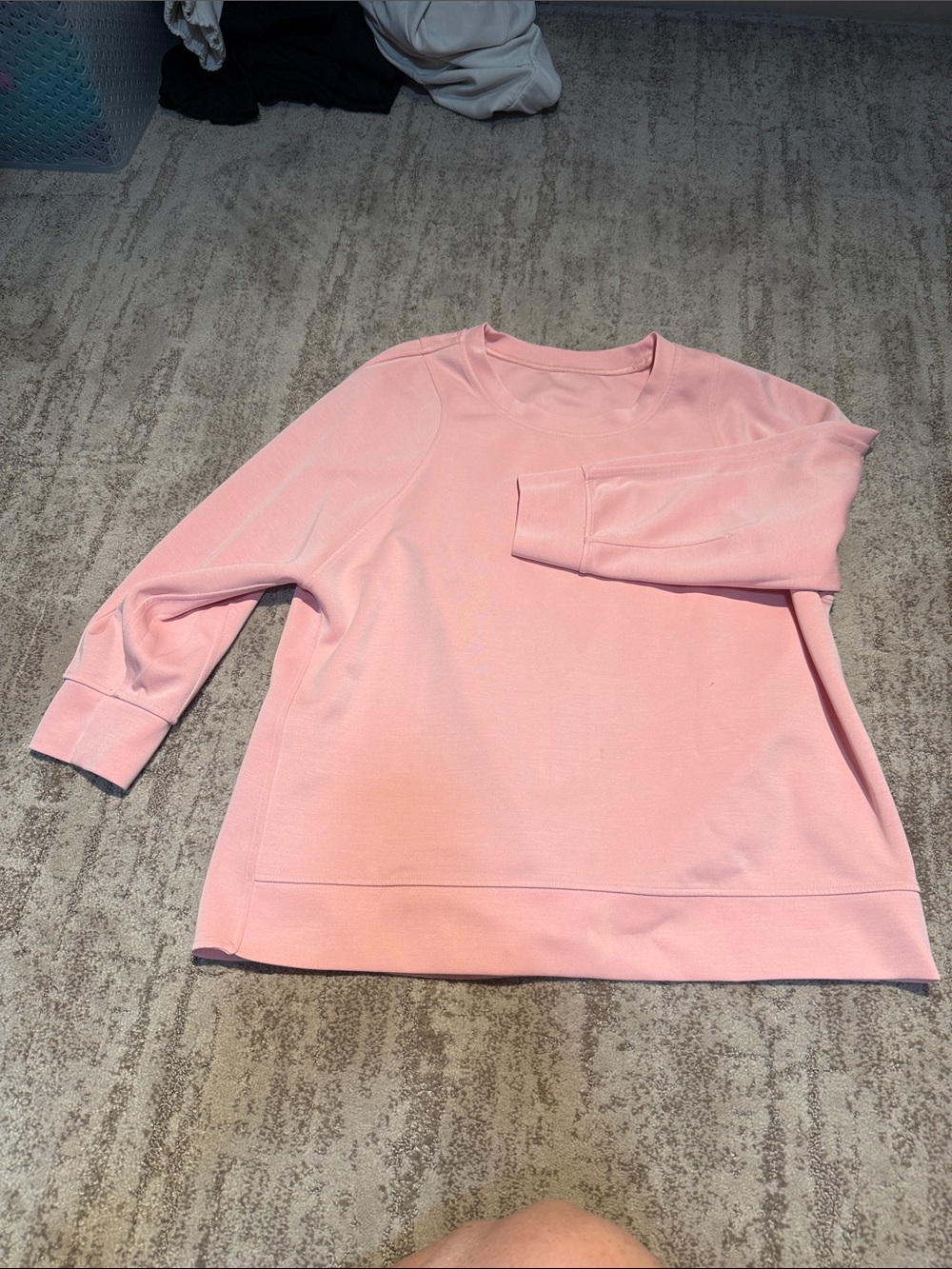 Soft Pink Crewneck Sweatshirt